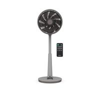 Duux Whisper 2 Standing Fan with Remote Control, 26 Cooling Speeds, Height Adjustable, Multi-direction Oscilation, Quiet Fan with Night Mode and Timer, Grey