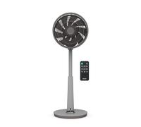 Duux Whisper 2 Standing Fan with Remote Control, 26 Cooling Speeds, Height Adjustable, Multi-direction Oscilation, Quiet Fan with Night Mode and Timer, Grey
