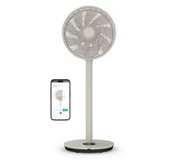 Duux Whisper Flex 2 Smart Fan, 13dB, Remote Control, Alexa & Smart App, 30 Cooling Speeds, Adjustable from Desk to Standing Fan, Up-Down, Left-Right Oscillation, Powerful & Quiet, Night Mode, Stone