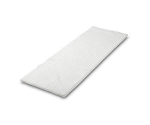 Duvalay Luxury Portable Travel Mattress Topper, 190 x 66 x 2.5 cm, White