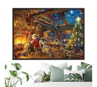 Duvcoywae 2025 Christmas Count Down Calendar | 24-Day Jigsaw Puzzle Game Calendar for Countdown,Collectible Scene Props Family Fun for Seasonal Activity Kids Students Adults