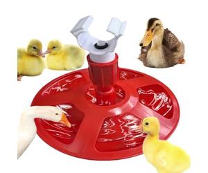 Duvcoywae Chicken Coop Water Dispenser,Clog-Resistant Leak-Proof Poultry Drinker | Automatic Poultry Waterer | for Ducks Chicks Turkeys Gosling Duckling Peafowl
