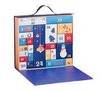 Duvcoywae Christmas Countdown Calendar Boxes | 24-Day Make Your Own Countdown Calendar | Numbered Container Paper Festive Decoration for Winter Holiday Dining Room Classroom Living Room