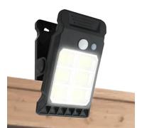 Duvcoywae Clip on Solar Lights Outdoor Waterproof,Smart Sensor Fence Lights - 3 Modes Wall Lamp Decoration for Fence Gate Pathway Garage Yard Umbrella Patio Camping Deck