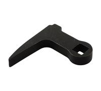 Duvcoywae Crowbar Adapter Head, Compact Crowbar Ratchet Adapter, L-Shape Half Shaft Removal Tool for Mechanical Work Automotive Maintenance Workshop Garage Construction Site