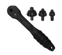 Duvcoywae Drill Chuck Key - Double Head Ratcheting Castle Nut Wrench | Power Tool Parts & Accessories for Nut Replace Removal Hand Business Users Home Users Garage