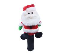 Duvcoywae Driver Covers | Christmas Santa Claus Golf Club Covers,Cute Protector for Women Men Beginners Daily Practice Mallet Woods Hybrid Fairway Driving Range Putting Green