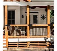 Duvcoywae Gazebo Brackets | Heavy Duty Pergola Bracket | Garden Furniture Support Structures for Greenhouse Sunroom Building Outdoor Porch Patio Home