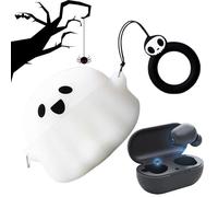 Duvcoywae Ghost Earphone Case Cover,Shockproof Protector for Earbuds | Anti-Drop Glow in The Dark Earbud Protector Skin for Boys Women Kids Teens Men Family Friends