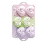 Duvcoywae Heart Shaped Silicone Mold,Valentine Candy Molds | Food-Grade Embossed Pattern Mould for Cake Soap Baking Mousse Brownie Cheese Jelly Pudding Dessert