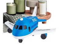 Duvcoywae Kids Airplane Toy,Preschool Learning Activities Aircraft Model Playset | Transport Boy Toy Plane Car Set,for Boys Girls Toddler Birthday Christmas Holiday Party Favors Home School Travel