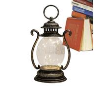 Duvcoywae Led Lantern | Led Hanging Lamp Rustic Lantern - Battery Powered for Christmas, Halloween, Outdoor Hiking Camping