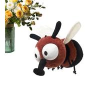 Duvcoywae Plush Fly,7.5Inch Realistic Cuddly Comfortable Doll,Stuffed Fly Plush Toy | for Kids Adults Birthday Halloween Party Sleeping Bookshelf Enthusiast