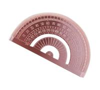 Duvcoywae Protractor Angle Finder | Drafting Angle Measuring Tool | 180 Degree Measuring Device Metal for Carpentry Geometry Construction Drafting School Students Engineering