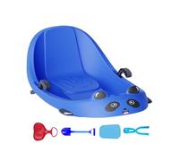 Duvcoywae Snow Sled | Ergonomic Family-Friendly | Kids Outdoor Sled with Brake - for Cold Weather Snowy Hills Park Backyard Playground Children