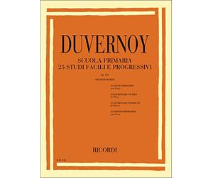 Duvernoy - Scuola Primaria Per Pianoforte 25 Studi Facili E Progressivi