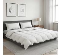 Duvet 220x240cm White 90% Goose Down 100% Cotton Cover Summer Set+2Pc OEKO Cert