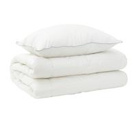Duvet and Pillow Set 2 pcs White Wool Bedding Comforter Winter OEKO-TEX vidaXL
