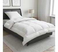 Duvet and Pillow Set White 140x200cm 100% Cotton Cover Australian Wool 4-Seasons