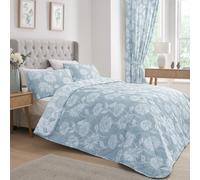 Dreams & Drapes 'Chrysanthemum' Reversible Bedspread in Blue Dreams & Drapes Blue
