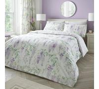 Duvet Cover Bedding Collection Wisteria Floral Reversible Dreams & Drapes Lilac