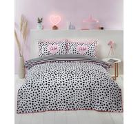 Rapport Home Dalmatian Black Duvet Set - King, Black