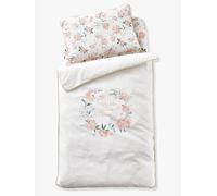 Duvet Cover for Babies, EAU DE ROSE Theme white
