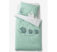Duvet Cover for Babies, Organic Collection, LOVELY NATURE Theme green