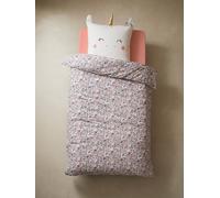 Duvet Cover + Pillowcase Set for Children, Unicorn Land purple/print