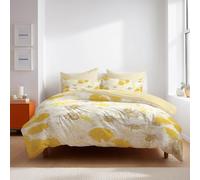 Duvet cover Premium Hotel Quality Brushed Microfiber with Pillow cases（50 * 75） for Girls Bedroom Beige Yellow Illustration bee realistic decoration,King 230x220cm(86" x 90")