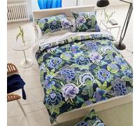 Duvet Cover, Rose DE Damask Indigo, 200 x 200 cm, Designers Guild
