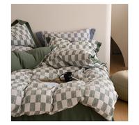 Duvet Cover Set - 100% Cotton Boho Geometric Queen Size Duvet Cover Set, Lightweight Boho Bedding Set 4 Piece (Color: 04, Size: 2.0m bed -220x240cm)