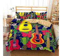 Duvet Cover Set 3D, Dotbuy Bedding Print Quilt Set Microfiber Duvet Set for Double King Single with Quilt Case x Pillowcases for Kids Teens Adults (King 3pcs-220x230cm,Flowers)