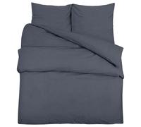 (Anthracite, 225 x 220 cm + 50 x 75 cm) vidaXL 1/2x Duvet Cover Set Light-weight Microfiber Multi Colours Multi Sizes