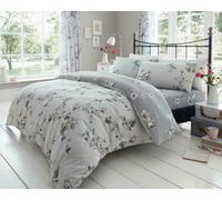 Duvet Cover Set Bedding & Pillowcase Feathers Geometric Single Double King Size