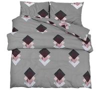 (multicolour, 200 x 200 cm + 60 x 70 cm/ 2 pcs) vidaXL 1/2x Duvet Cover Set Cotton Duvet Slipcover Sheet Multi Colours/Sizes