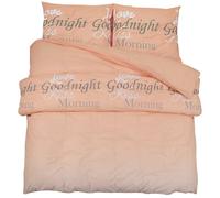vidaXL Duvet Cover Set Pink 200x200 cm Cotton