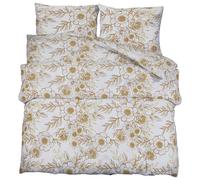 (white and brown, 260 x 240 cm + 65 x 65 cm/ 2 pcs) vidaXL 1/2x Duvet Cover Set Cotton Duvet Slipcover Sheet Multi Colours/Sizes