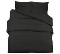 Duvet Cover Set Black 220x240 cm Light-weight Microfiber Quilt vidaXL