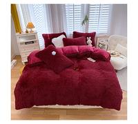 Duvet Cover Set Duvet Cover Set Four-Piece Set Autumn and Winter Coral Fleece Bed Sheet Thick Warm Bedding Bring Excellent Sleep Duvet Cover (Color : 9, Size : 78.74inch bed Flat Sheet)