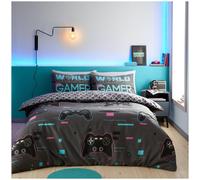 DUVET COVER SET For Kids Reversible Bedding Covers Boys Girls Single Double Size
