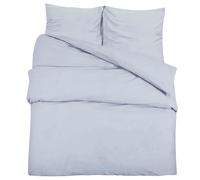 (Grey, 225 x 220 cm + 50 x 75 cm) vidaXL 1/2x Duvet Cover Set Light-weight Microfiber Multi Colours Multi Sizes