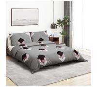 Duvet Cover Set Multicolour 200x200cm + 65x65cm 100% Cotton Oeko-Tex Soft Light