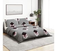 Duvet Cover Set Multicolour 260x240cm 100% Cotton Hidden Button OEKO-TEX SoftEco