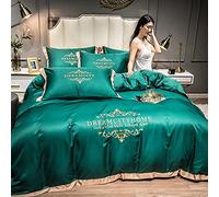 Duvet Cover Set, Silk Embroidery Bedding, Jacquard Satin Fabric, Bedroom Home Decor, Home Textile (K 1.8m bed(4pcs))