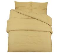 (Taupe, 200 x 200 cm + 50 x 75 cm) vidaXL 1/2x Duvet Cover Set Light-weight Microfiber Multi Colours Multi Sizes