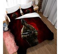 Duvet Cover Set Tom Clancy's Rainbow Six Siege Bedding Set Kawaii Girl Bedding Set Lovely Duvet Cover Quilt Cover Soft Bedspread Cover (200x200cm(Double),TCRSS 06)