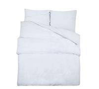 Duvet Cover Set White 140x200 cm Light-weight Microfiber Quilt vidaXL