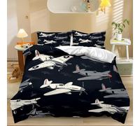 Duvet Cover Spitfire Bedding Set for Kids Man and Black Woman Luxury Comforter Cover Bedspread Cover Decor Bedroom Sets with Pillow Cases Double