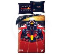 Halantex Red Bull Racing Reversible Bedding Set, 100% Cotton, Duvet Cover 140 x 200 cm + Pillowcase